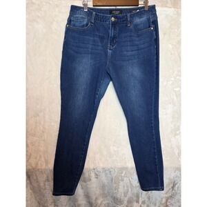 Judy Blue Skinny Fit Jeans Medium Wash Denim High‎ Rise Size 15/32 JB88113
